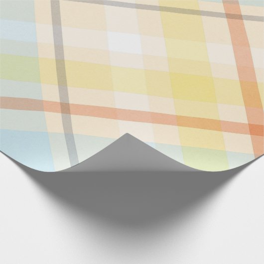 Kariert Geschenkpapier (Ecke)