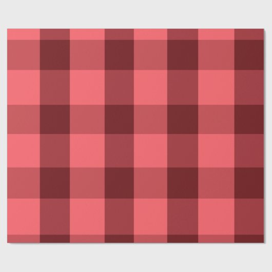 Kariert Geschenkpapier (Flach)