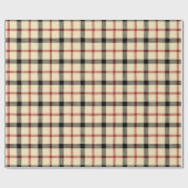 Kariert Geschenkpapier (Flach)