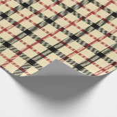 Kariert Geschenkpapier (Ecke)