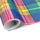 Kariert Geschenkpapier (Rolleneckpunkt)