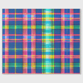 Kariert Geschenkpapier (Flach)