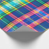 Kariert Geschenkpapier (Ecke)