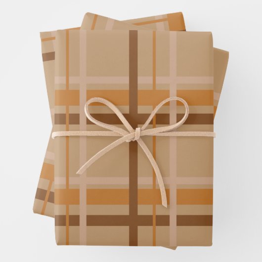 Kariert Geschenkpapier Set (Beispiel)