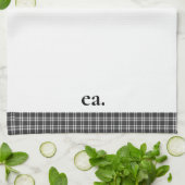 Kariert Geschirrtuch (Gefaltet)