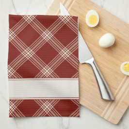 Kariert Geschirrtuch