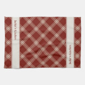 Kariert Geschirrtuch (Horizontal)