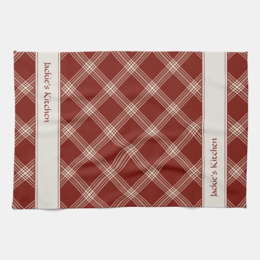 Kariert Geschirrtuch (Horizontal)