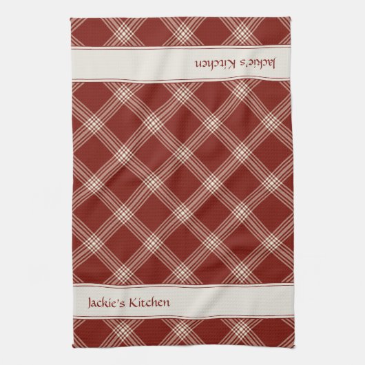 Kariert Geschirrtuch (Vertikal)