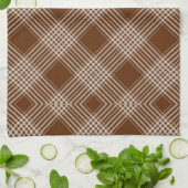 Kariert Geschirrtuch (Gefaltet)