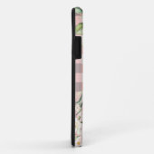 Kariert Gingham Floral Monogram Case-Mate iPhone Hülle (Hinten/Rechts)