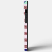 Kariert Gingham Personalisiert Case-Mate iPhone Hülle (Rückseite / Links)
