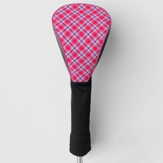 Kariert Golf Headcover (Vorderseite)