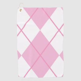 Kariert Golfhandtuch