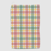 Kariert Golfhandtuch (Vorderseite)