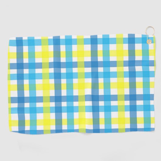 Kariert Golfhandtuch (Horizontal)