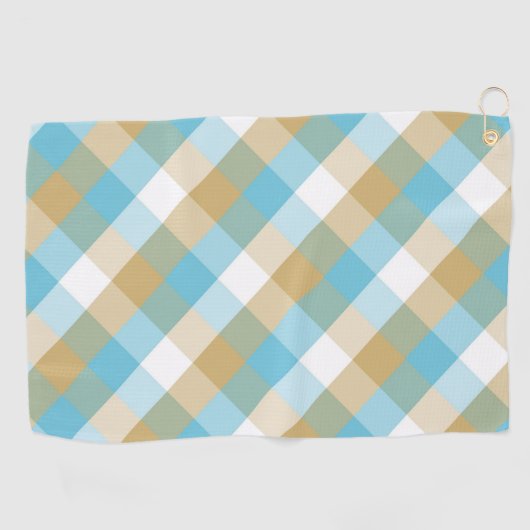 Kariert Golfhandtuch (Horizontal)