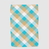 Kariert Golfhandtuch (Vorderseite)