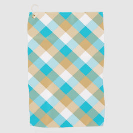 Kariert Golfhandtuch