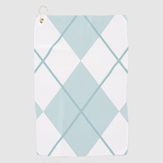 Kariert Golfhandtuch (Vorderseite)