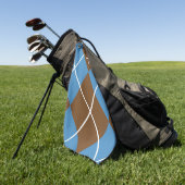 Kariert Golfhandtuch (Gras)