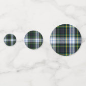 Kariert Gordon Tartan Karo Wedding Konfetti (Vorderseiten)