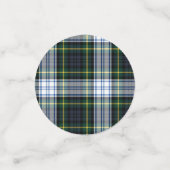 Kariert Gordon Tartan Karo Wedding Konfetti (Klein Vorderseite)