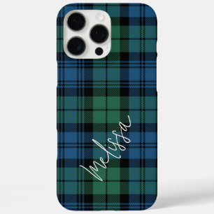 Kariert Green Classic Rustic Campbell Tartan iPhone 16 Pro Max Hülle