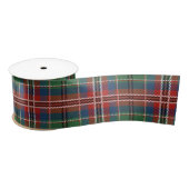 Kariert Green und Red Tartan Clan MacCulloch Holid Satinband (Spule)
