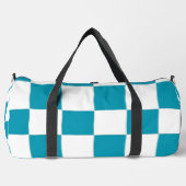Kariert groß duffle bag (Vorderseite)