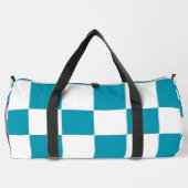 Kariert groß duffle bag (Rückseite)