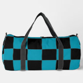 Kariert groß duffle bag (Vorderseite)