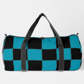 Kariert groß duffle bag (Rückseite)