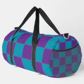 Kariert groß duffle bag (Rechte Ecke)
