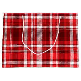 Kariert Große Geschenktüte