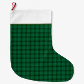 Kariert Großer Weihnachtsstrumpf (Vorderseite)