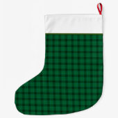 Kariert Großer Weihnachtsstrumpf (Rückseite)