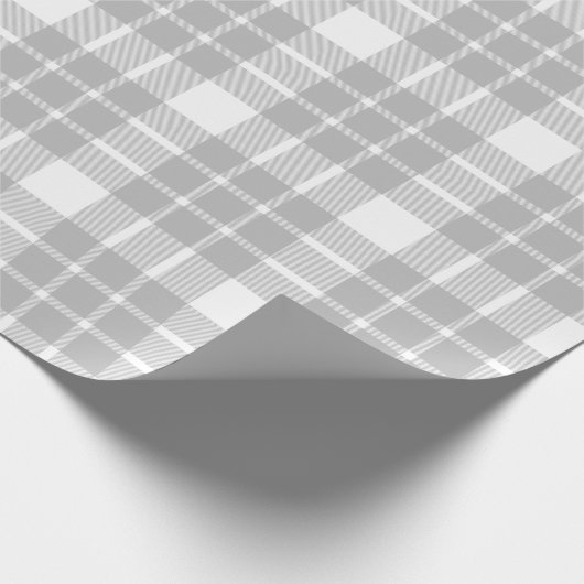 Kariert| Großes Muster | Geschenkpapier (Ecke)