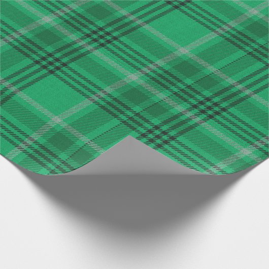 Kariert grün - groß geschenkpapier (Ecke)