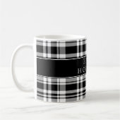 Kariert Happy Holidays Kaffee Tasse (Links)