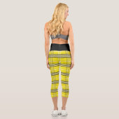 Kariert Hatter Capri Leggings (Rückseite)