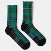 Kariert Henderson Green Black Karo Tartan Socken (Rechts)