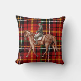 Kariert Holiday Jockey Horse Lover Pillow Kissen