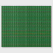 kariert in Grüntöne auf grün, rot, blau, gold und  Geschenkpapier (Flach)