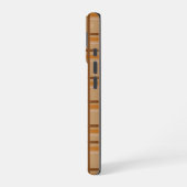 Kariert iPhone 16 Hülle (Linke Seite)