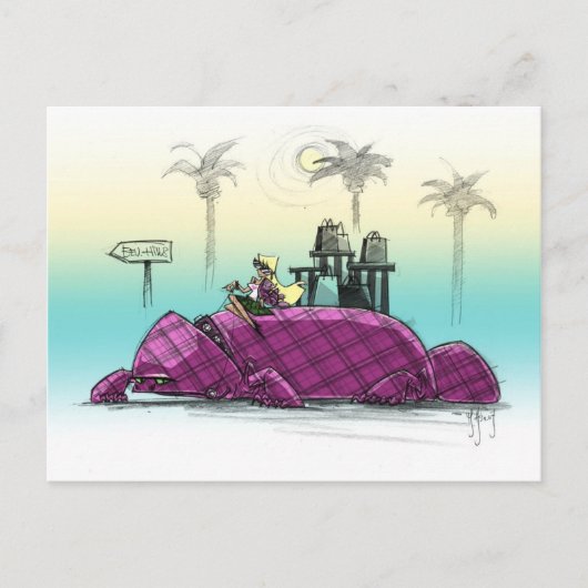 Kariert ist da! postkarte (Vorderseite)