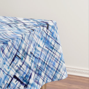 kariert, kartan, kariert, klassisch, blau, weiß tischdecke