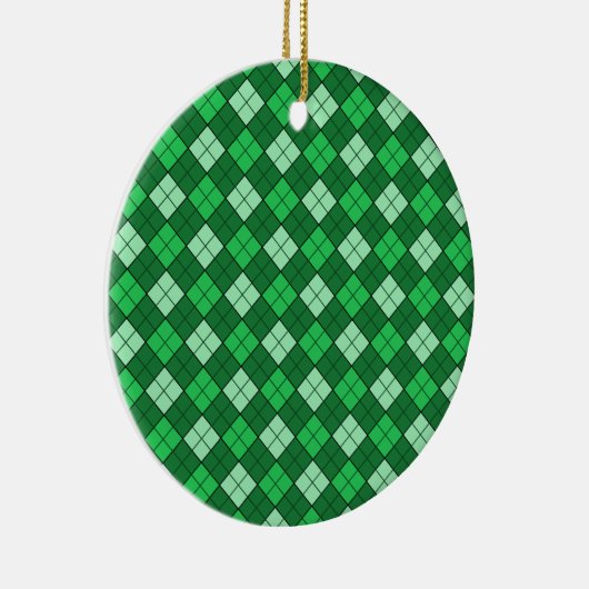 Kariert Keramik Ornament (Rechts)