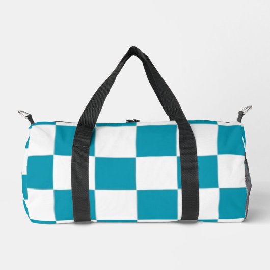 Kariert Klein Duffle Bag (Vorderseite)