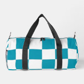 Kariert Klein Duffle Bag (Rückseite)